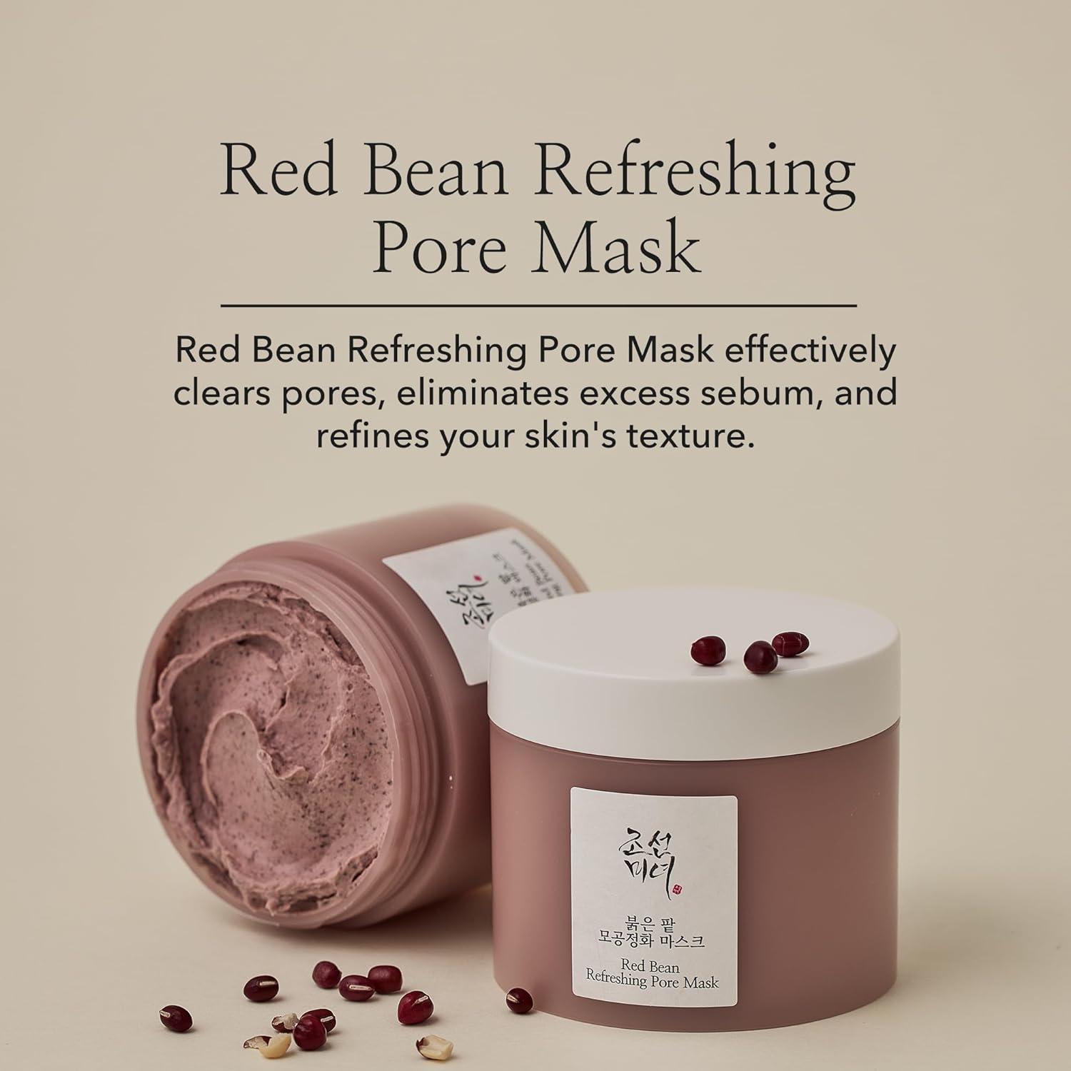 Masque rafraîchissant pour les pores Beauty of Joseon Red Bean 140 ml, 4,73 fl.oz