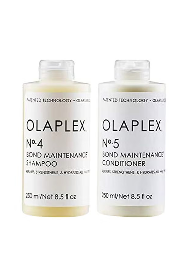 Olaplex Coffret 2 pièces No.4 Bond Maintenance Shampoo et No.5 Après-shampooing Blanc 250x2ml