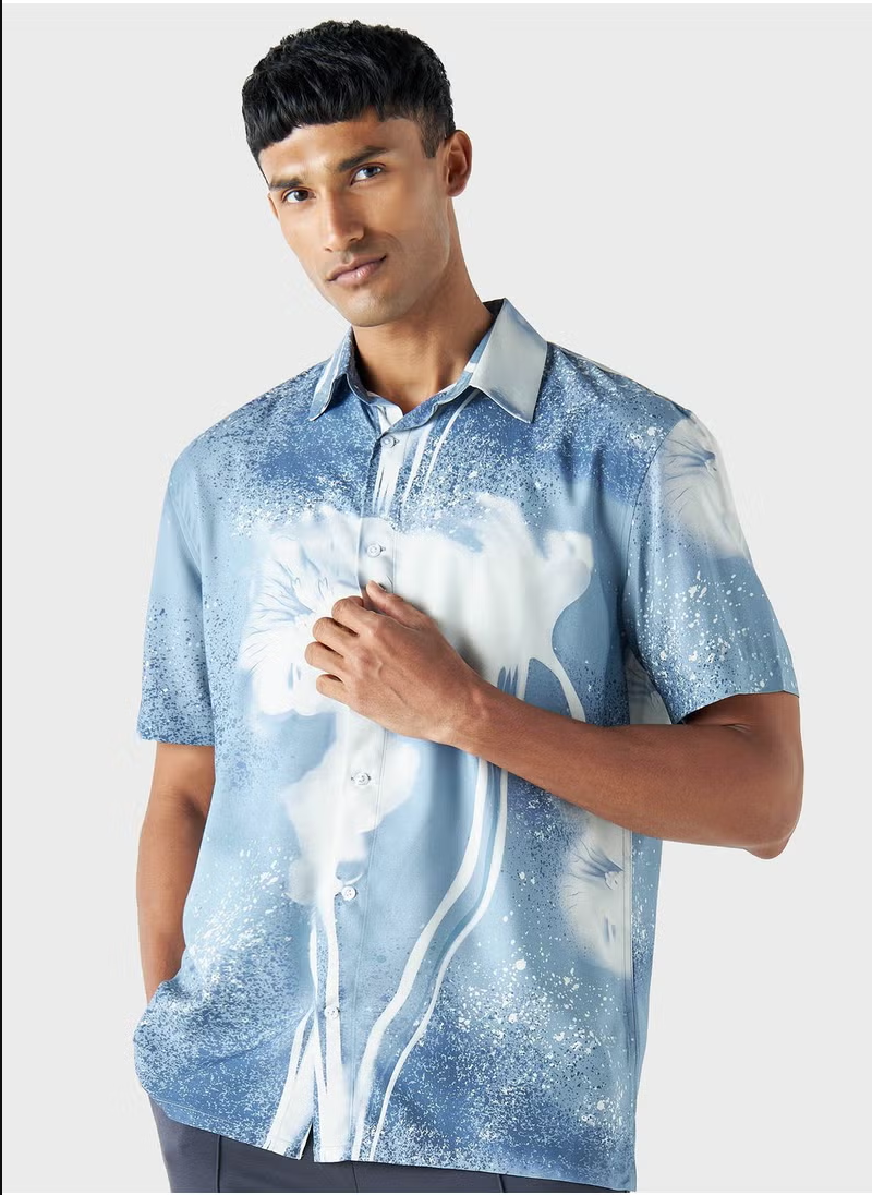 Chemise texturée coupe régulière Iconique