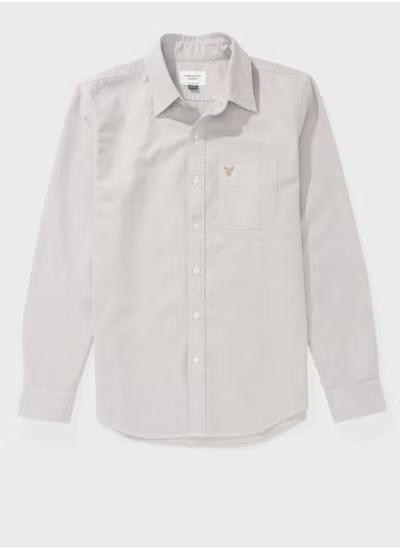 Chemise coupe slim en tissu Oxford Flex Aigle américain