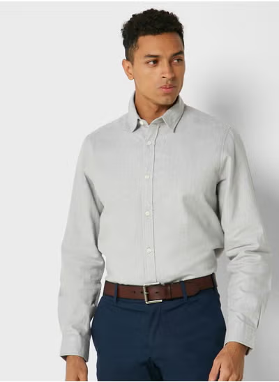 Chemise en lin Robert Wood