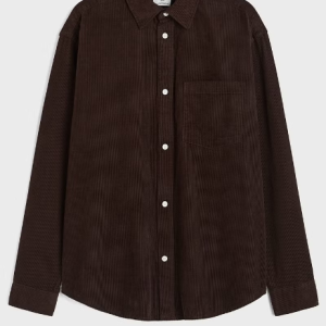 Chemise en velours côtelé coupe décontractée H&M