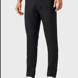 Pantalon slim emblématique uni avec poches Iconique