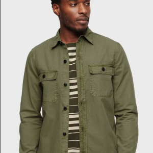 Chemise militaire coupe décontractée essentielle Superdry