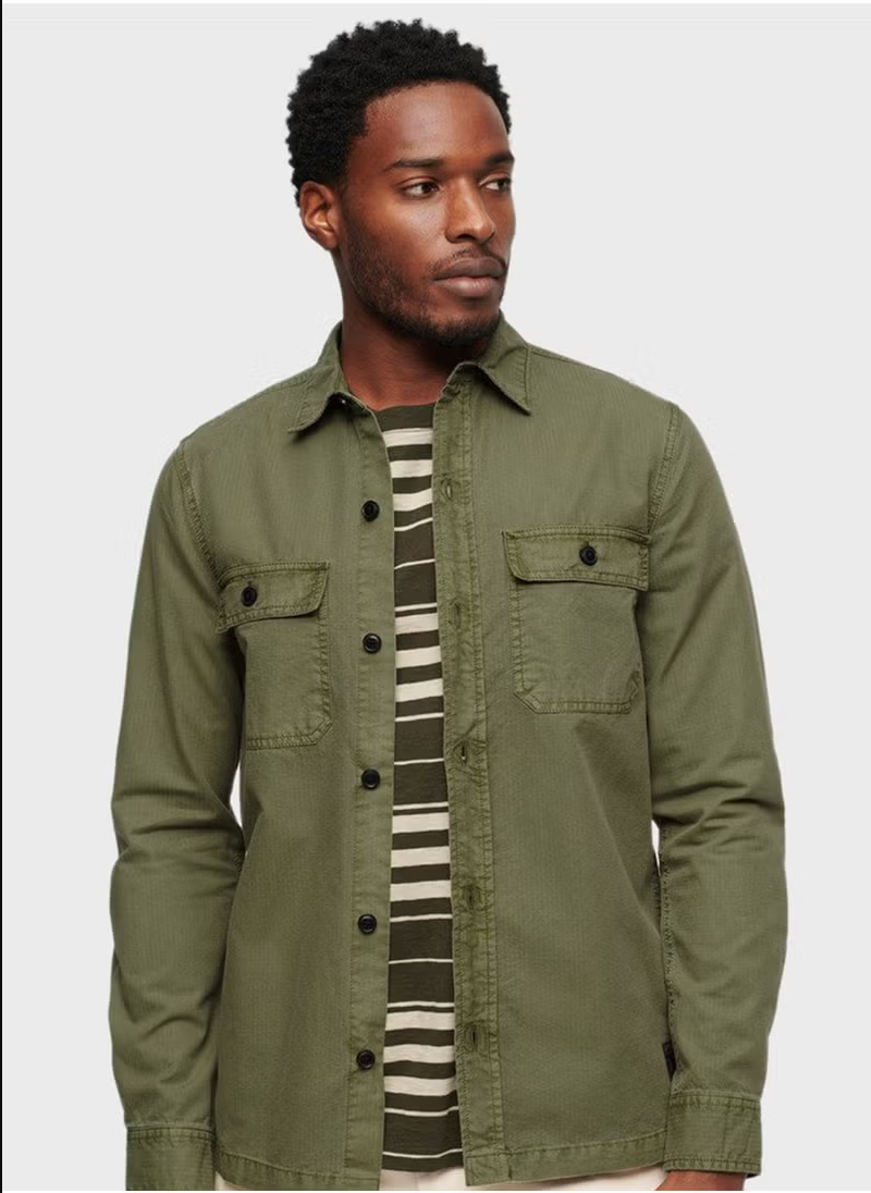 Chemise militaire coupe décontractée essentielle Superdry