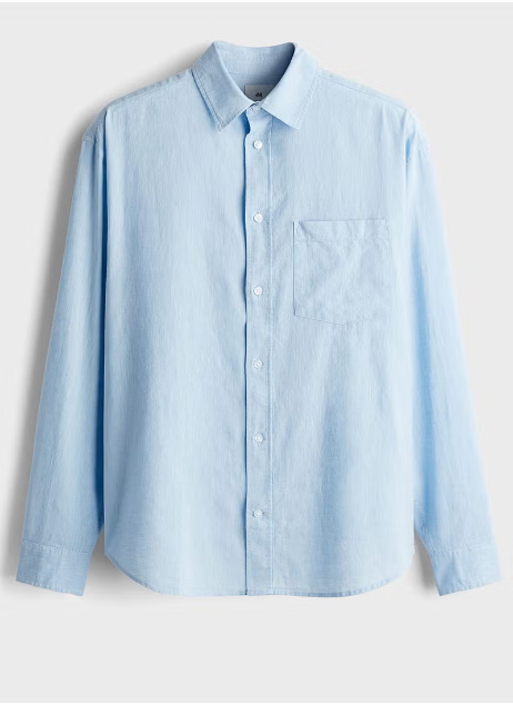 Chemise coupe décontractée H&M