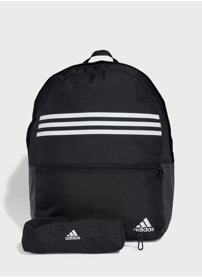 Sac à dos classique à 3 bandes Adidas