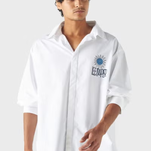 Chemise coupe décontractée avec logo imprimé Lee Cooper