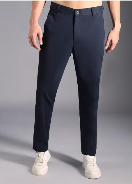 Pantalon décontracté taille mi-haute en coton pour homme HAUTE ÉTOILE