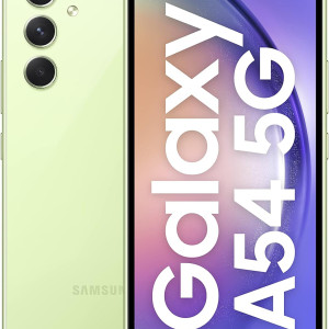 Samsung Galaxy A54 5G (Awesome Lime, 8GB, 256GB Storage) | 50 MP No Shake Cam (OIS) | IP67 | Gorilla Glass 5 | Voice Focus | Travel Adapter to be Purchased Separately